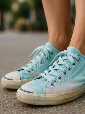 CONVERSE JACK PURCELL Mermaid Tie Dye Sneakers Womens 7 Mens 5 Custom OOAK